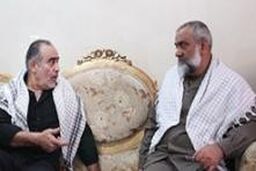 سردار نقدی به دیدار خانواده شهید امر به معروف رفت