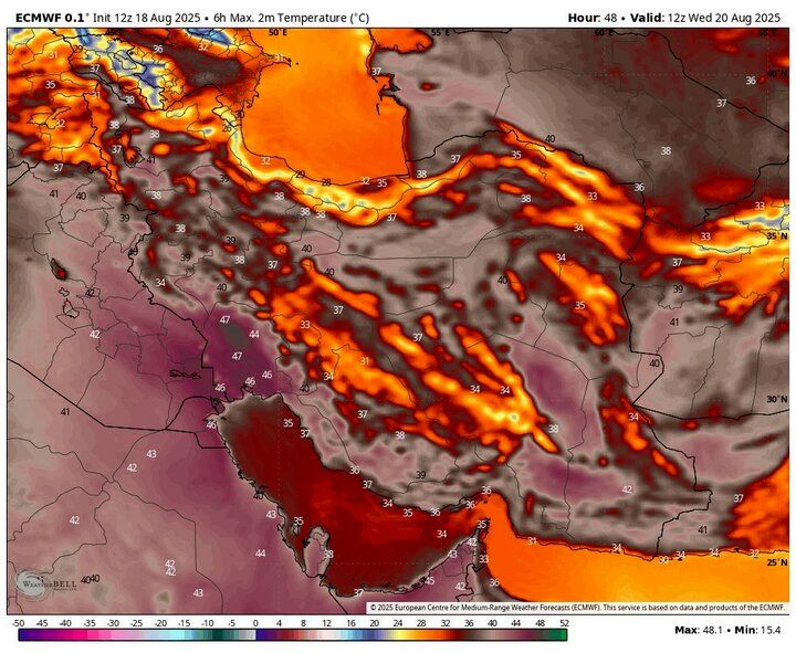 هشدار تداوم شدت هوای گرم؛ افزایش دمای هوا تا ۸ درجه در اکثر نقاط