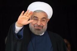 روحانی به بیمارستان امام خمینی(ره) رفت