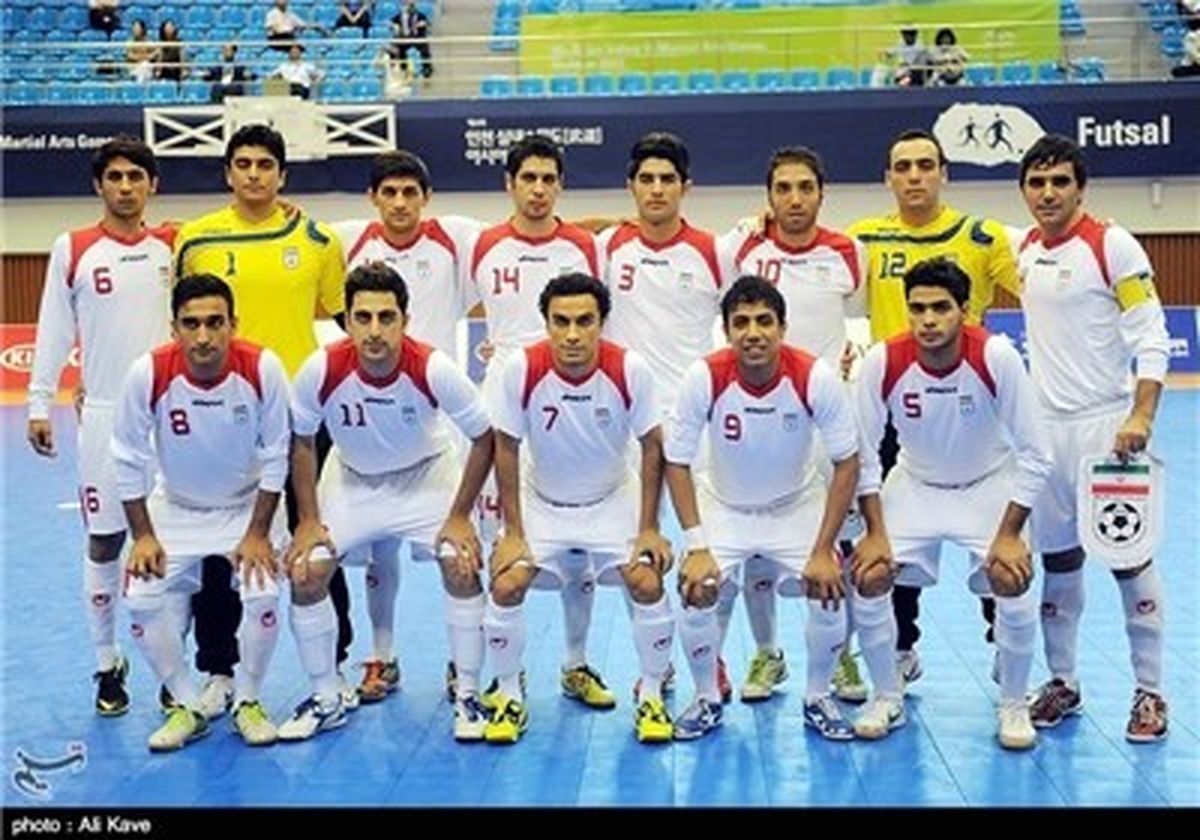 تیم فوتسال ایران به مدال طلا رسید
