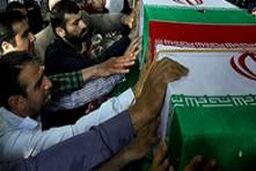 پیکر سرهنگ آزاده جانبار احمد احمدشیروانی تشییع شد