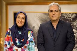 بازیگر زن سریال «عاشقانه» کنار مهران مدیری در «دورهمی»/ عکس