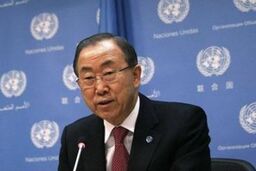 دیدار بان کی مون با «احمد الجربا»