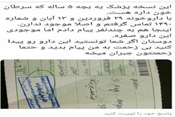 نسخه همسر وزیر بهداشت حاشیه‌ساز شد
