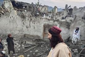 حدود ۲۰۰ کشته و زخمی در پی زلزله در شمال افغانستان
