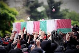 تشییع باشکوه پیکر سپهبد شهید رشید و فرزندش ‌در دزفول