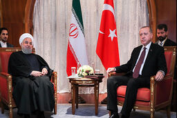 دیدار روحانی و اردوغان در حاشیه اجلاس سوچی