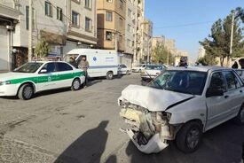  برخورد ۳ سرویس مدرسه در جنوب‌غرب تهران 