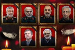  تشییع پیکر مطهر فرماندهان شهید تجاوز وحشیانه رژیم صهیونیستی شنبه در تهران 