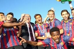 بارسلونا فاتح لیگ قهرمانان جوانان اروپا شد
