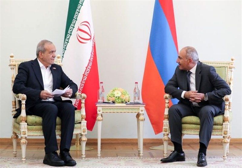  تاکید پزشکیان به پاشینیان بر رعایت ملاحظات ایران در تفاهم‌نامه با آمریکا و آذربایجان 