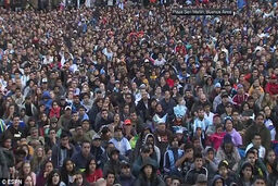 شادی آرژانتینی‌ها در بوینس آیرس پس از صعود