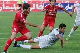درگیری بازیکنان پرسپولیس و تراکتورسازی