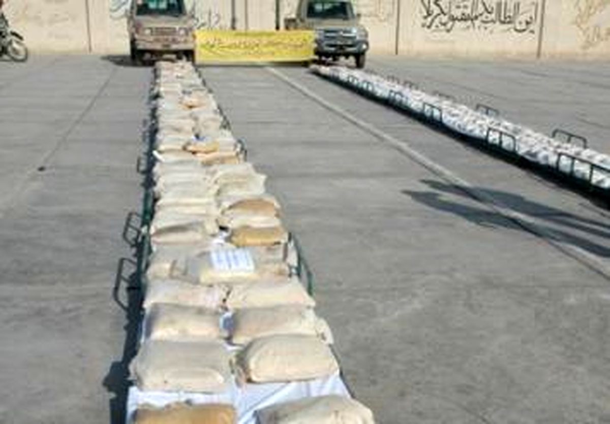تریلی حامل ۷۰ کیلو گرم موادمخدر در " غرب استان تهران " متوقف شد