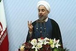 سخنرانی روحانی در ورزشگاه ۱۷ شهریور زاهدان آغاز شد