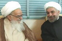 روحانی با آیت‌الله شبیری زنجانی دیدار کرد