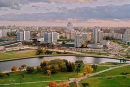 تایم لپسی دیدنی از شهری دیدنی در بلاروس / فیلم