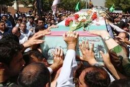 تشییع پیکر پاک 2 شهید گمنام