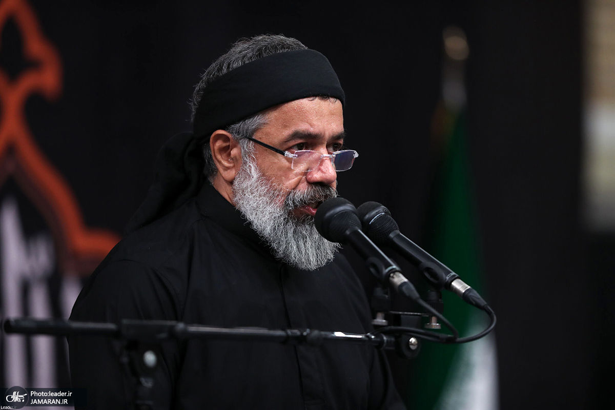 نوای «ای ایران خدایی» حاج محمود کریمی در حضور رهبر انقلاب
