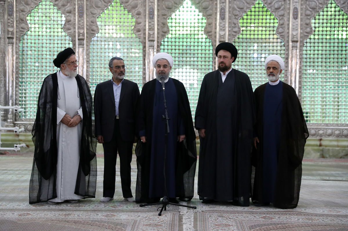 روحانی: آیت الله هاشمی گواهی میدهم تو عزت و پیروزی ملت ایران را در همه صحنهها می خواستی / هاشمی همان کسی بود که سال گذشته، اولین بار او مرا تشویق کرد تا در انتخابات دوره دوازدهم ریاست جمهوری شرکت کنم / همه تلاش ما عمل به وعده هایی است که به مردم داده ای