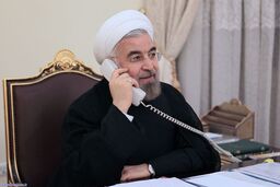 تماس تلفنی رئیس جمهور فرانسه با روحانی و تبریک به وی
