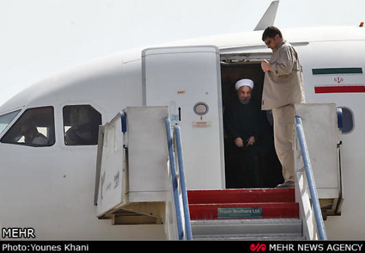 رئیس جمهور چابهار را به مقصد تهران ترک کرد