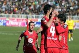 پرسپولیس با شکست داماش به رده دوم صعود کرد / سرخپوشان همچنان در کورس قهرمانی